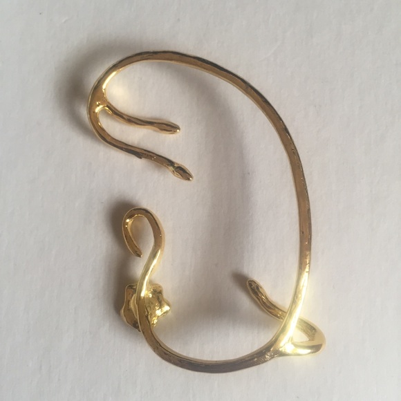 Beauty and the Beast Golden Ear Cuff Pair - Picture 4 of 7